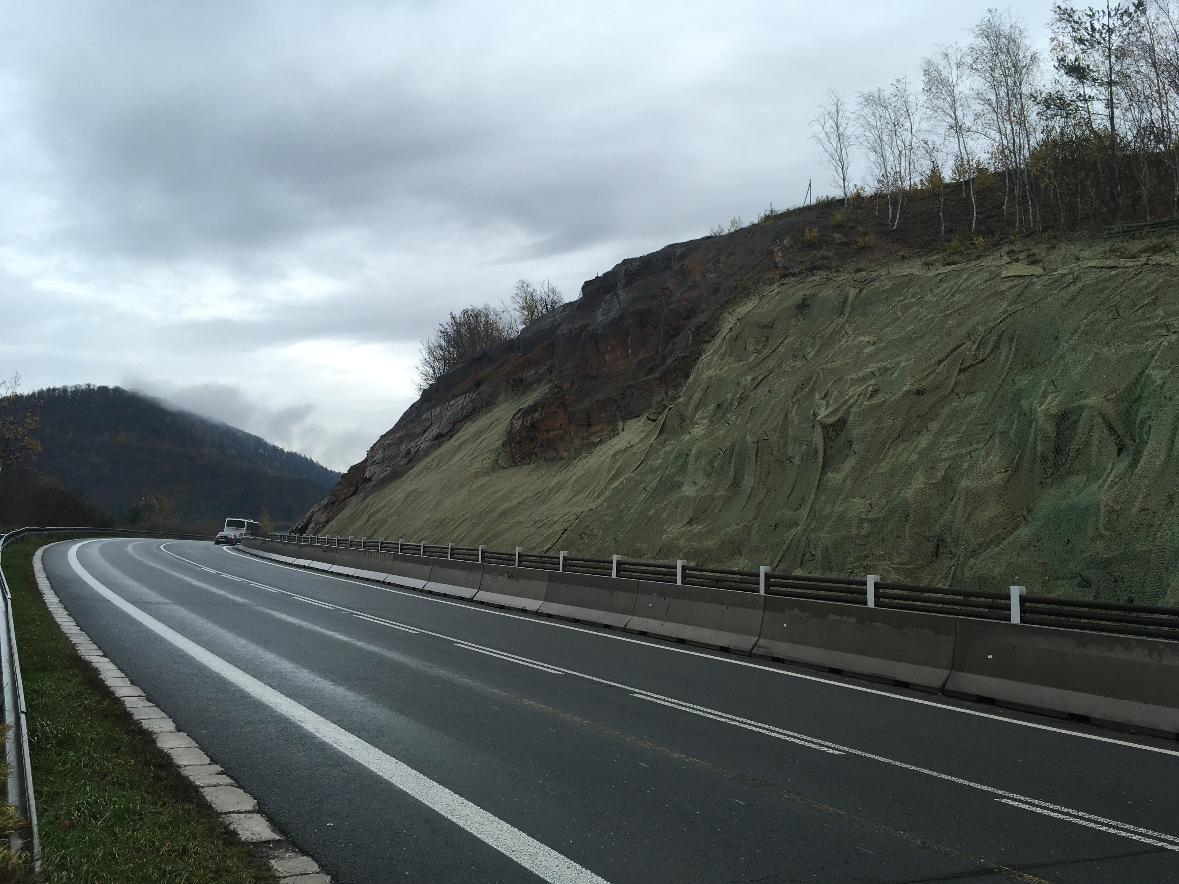 Silnice I/35, Moravská Třebová – sanace skalní stěny        - Kompetencje specjalistyczne