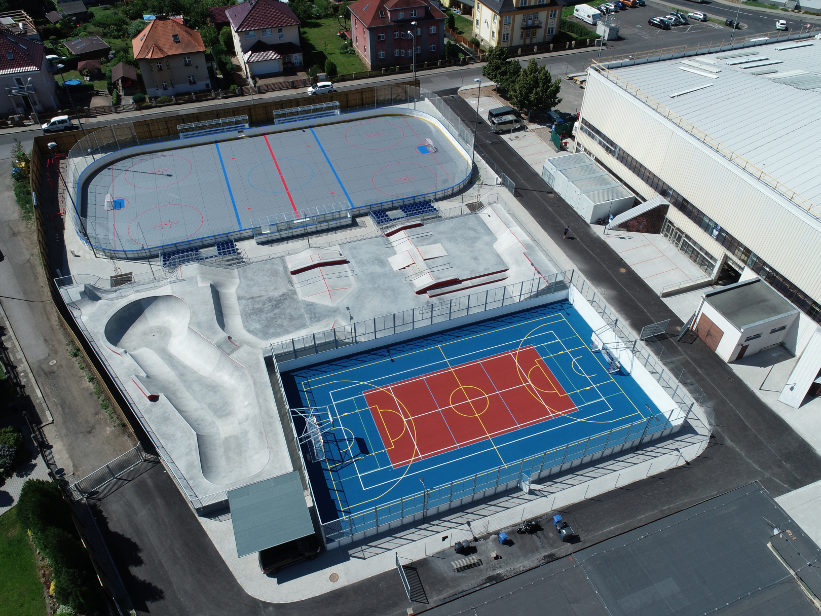 Děčín – multifunkční sportoviště u  zimního stadionu - Kompetencje specjalistyczne