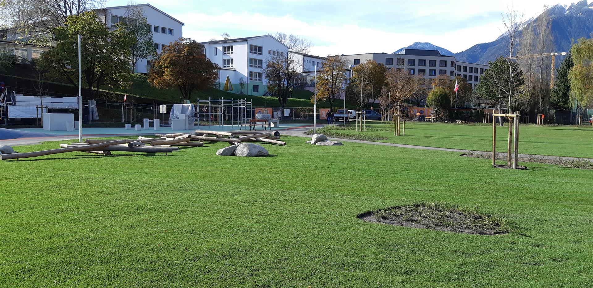 Park im Pradl Neugestaltung Grünzeug - Kompetencje specjalistyczne