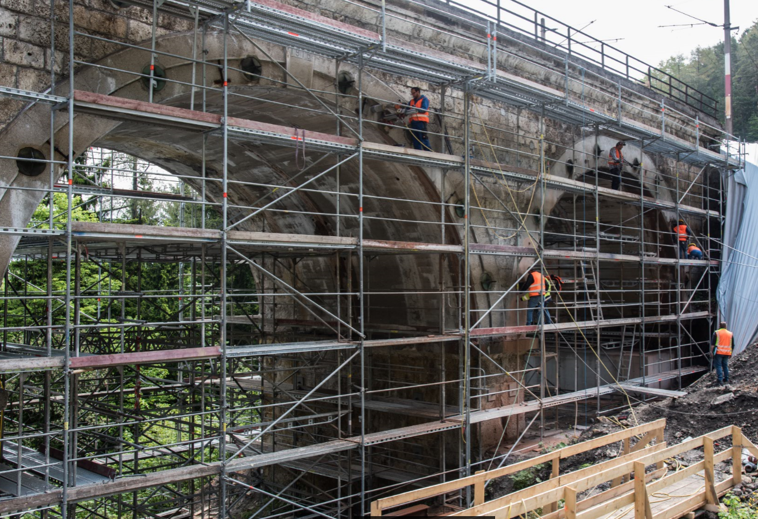 Sanierung Kartnerkogelviadukt Semmering - Budownictwo kolejowe