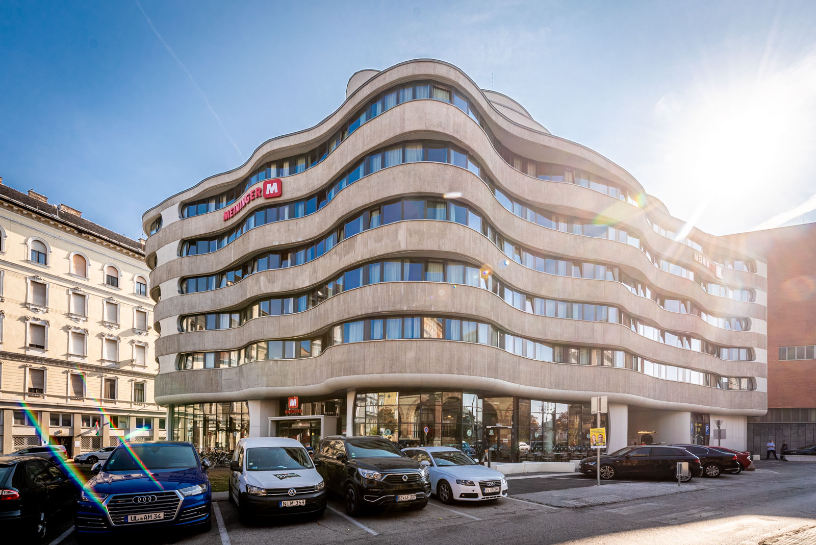 Hotel épület, Meininger, Budapest - Budownictwo lądowe naziemne