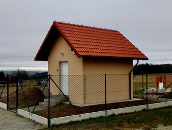 Vodojem a vodovod v obci Krátošice na Táborsku - CZ