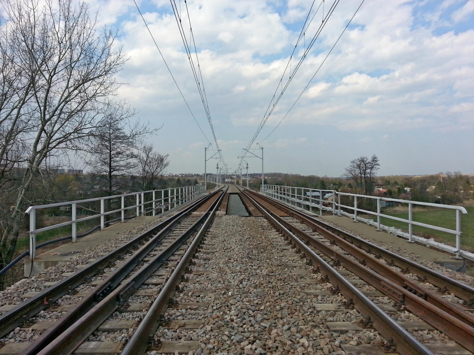 Prace budowlane na torze kolejowym, Kraków  - Budownictwo kolejowe