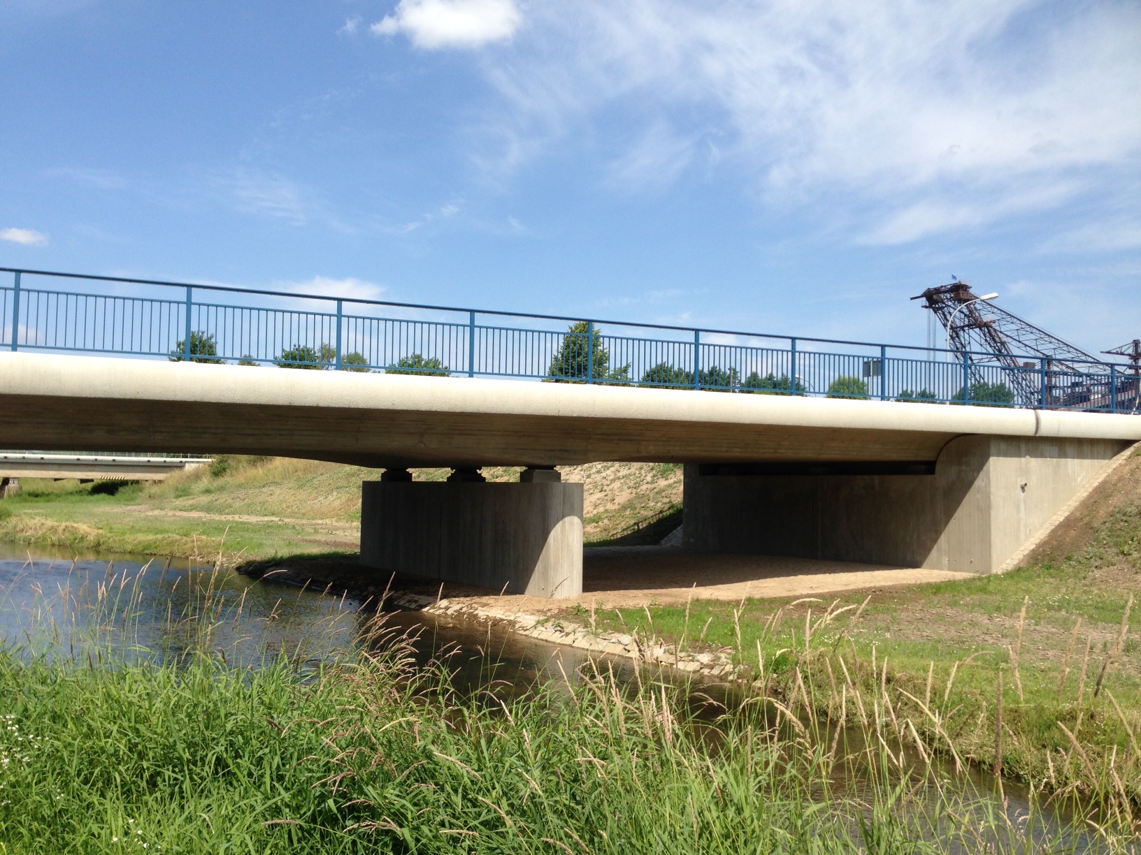 Hagenwerder - B 99, Brücke über die Pließnitz  - Budowa dróg i mostów