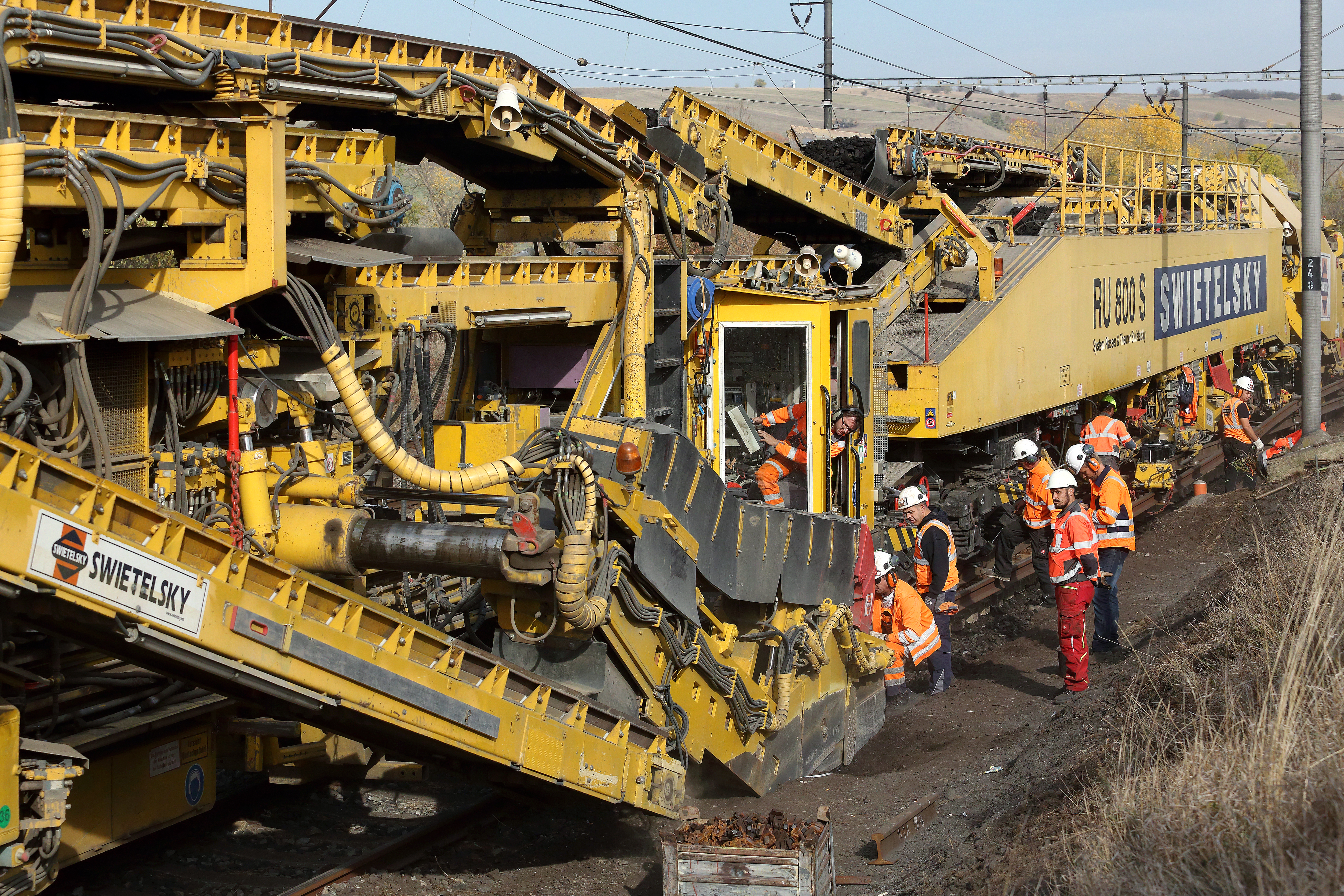 Optimalizace traťového úseku Obrnice–Čížkovice - Budownictwo kolejowe