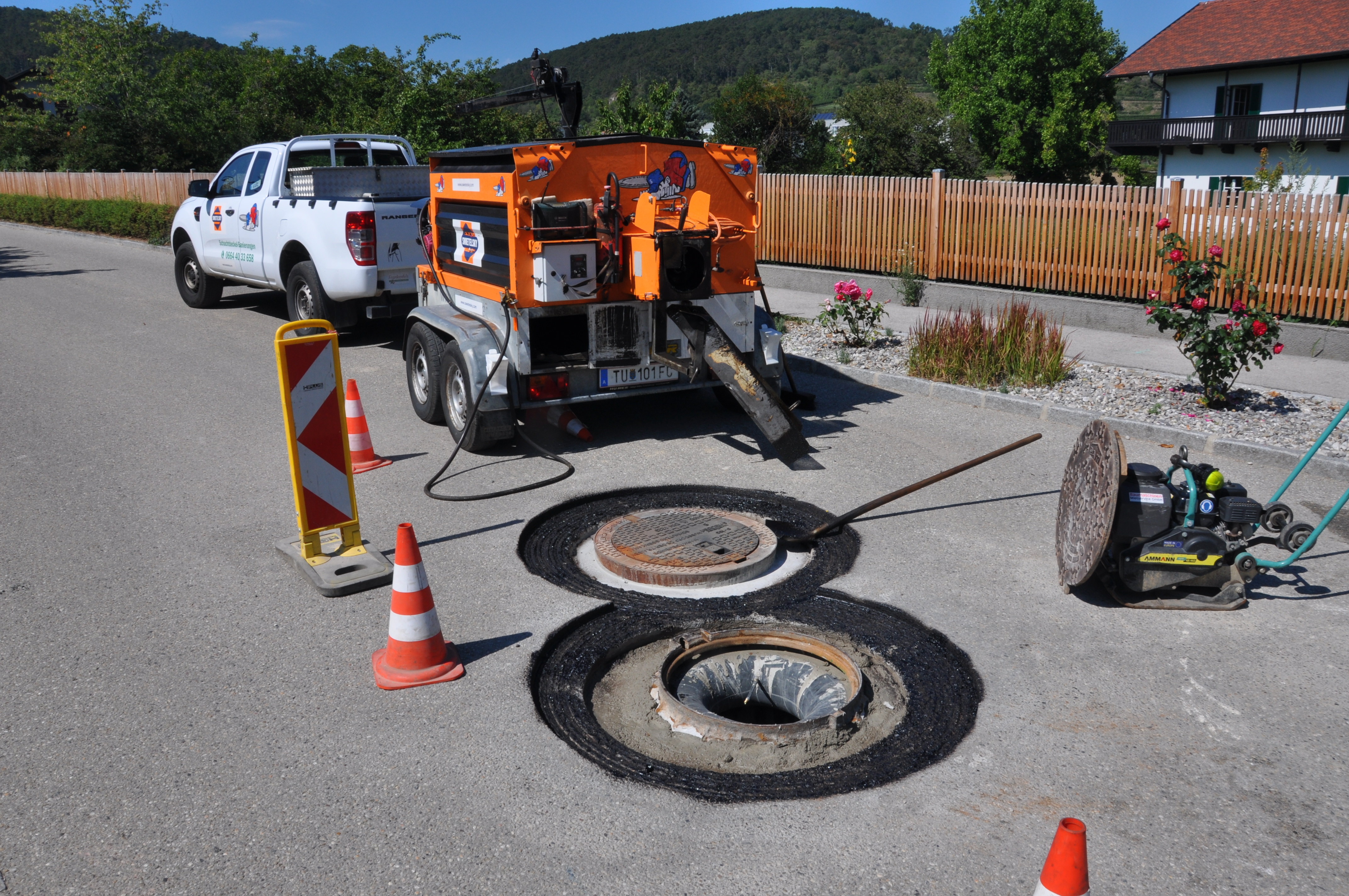 Schachtdeckel sanieren, heben und angleichen - Kompetencje specjalistyczne