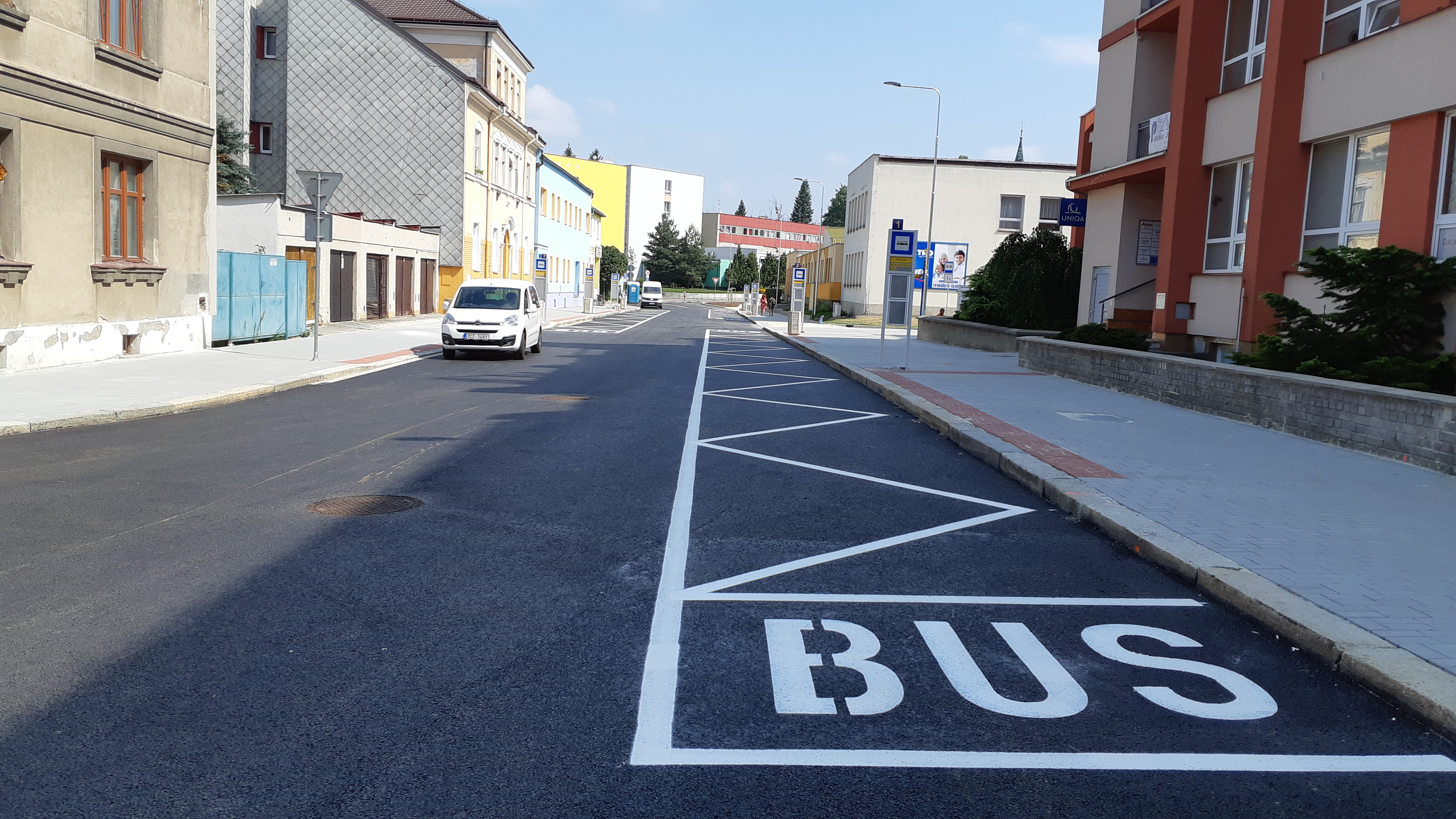 Jindřichův Hradec – rekonstrukce ul. Pravdova, terminál MHD - Budowa dróg i mostów