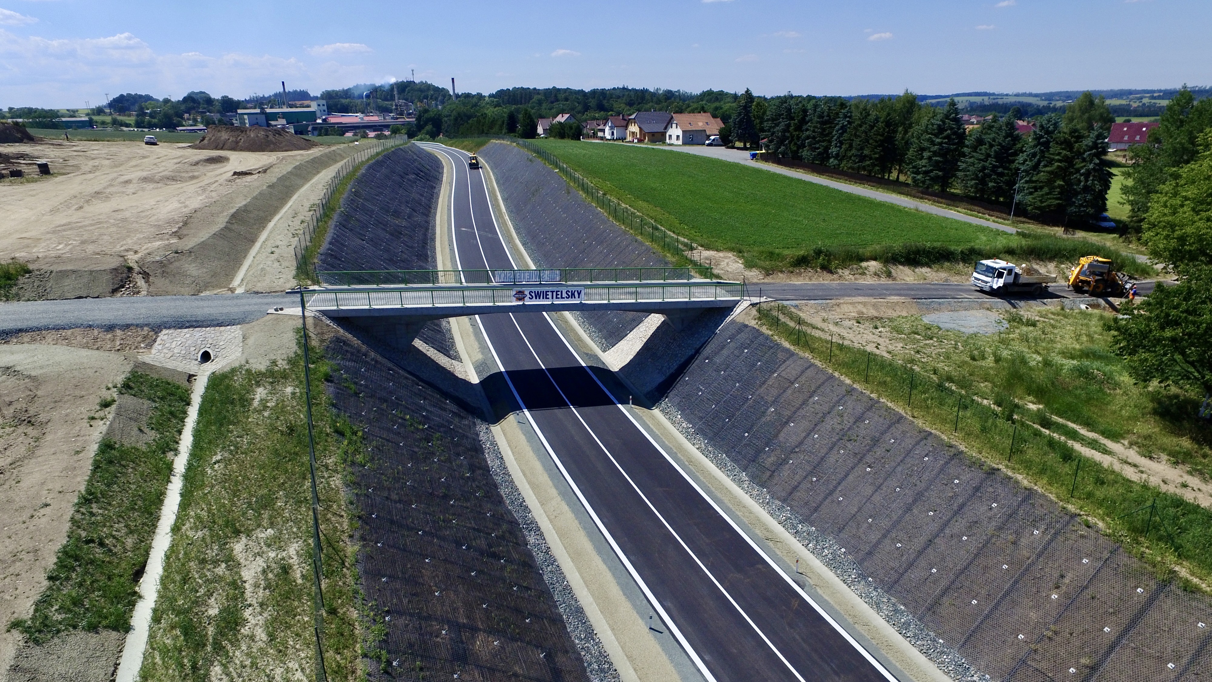 Silnice II/128 – stavba obchvatu Lukavce - Budowa dróg i mostów