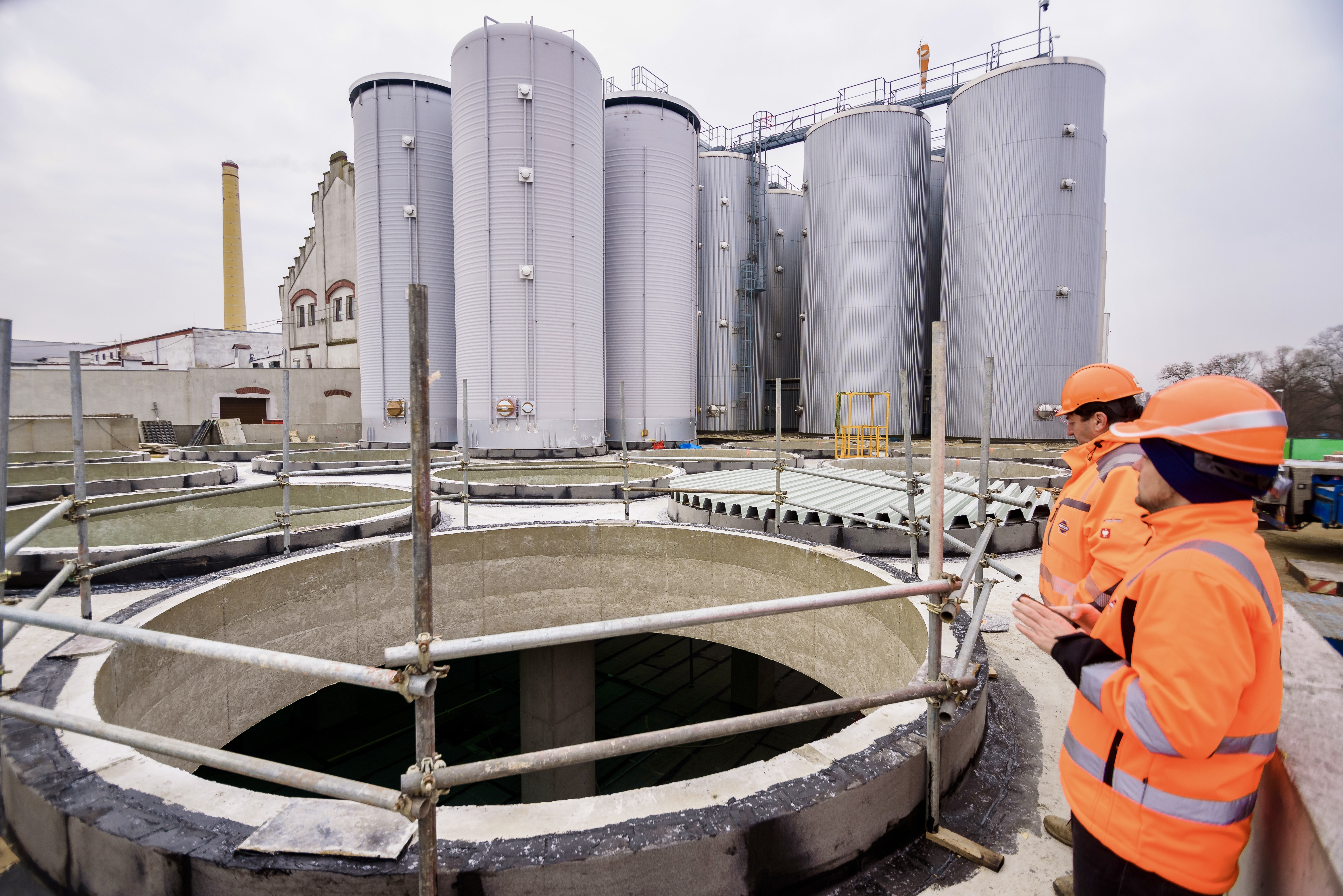 Pivovar Velké Popovice – budova CKT tanků - Budownictwo lądowe naziemne