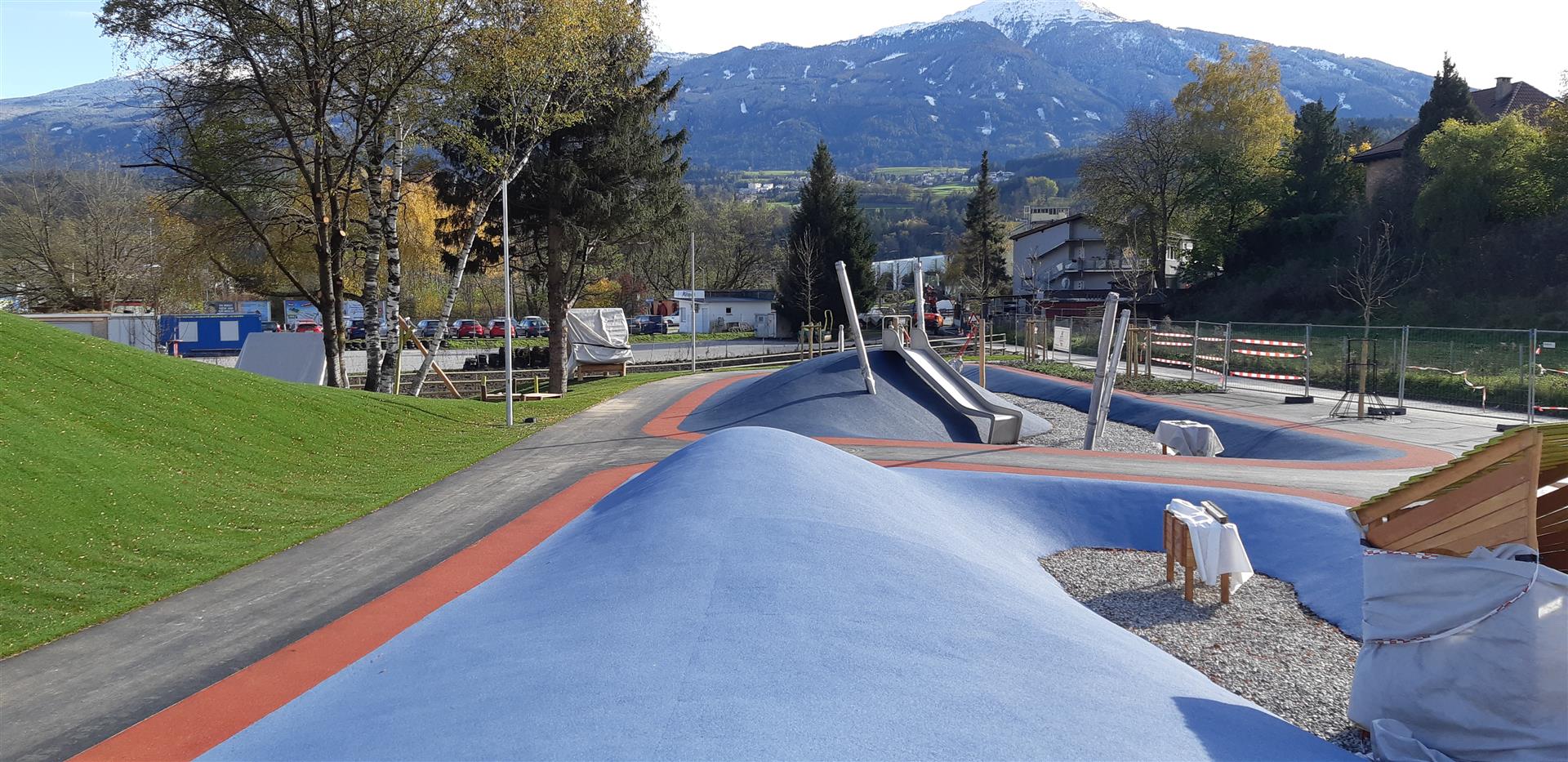 Freizeitpark, Innsbruck - Budownictwo lądowe podziemne