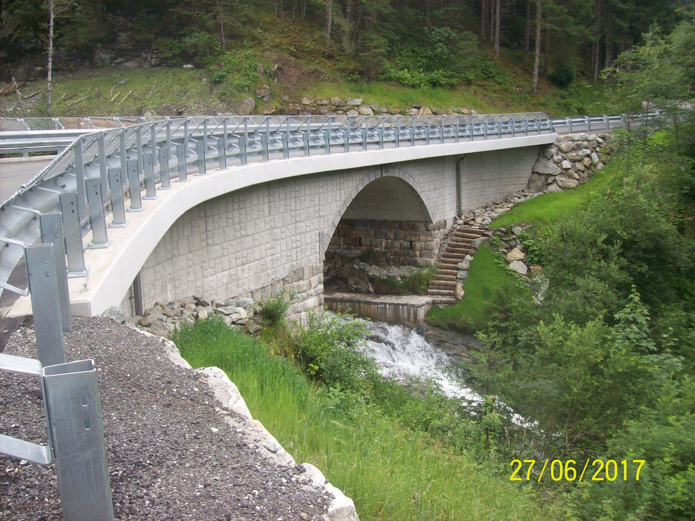 Schrabachbrücke auf der L264 Stubachtalstraße in Uttendorf - Budowa dróg i mostów