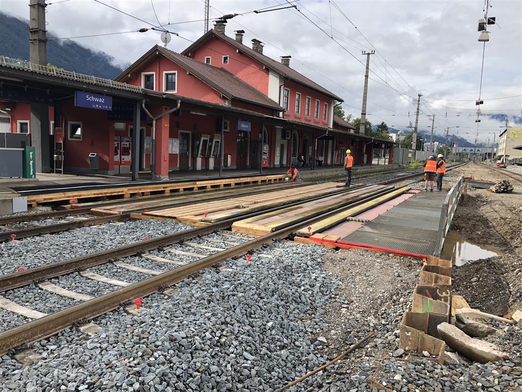 Bahnhofsumbau, Schwaz - Budownictwo kolejowe