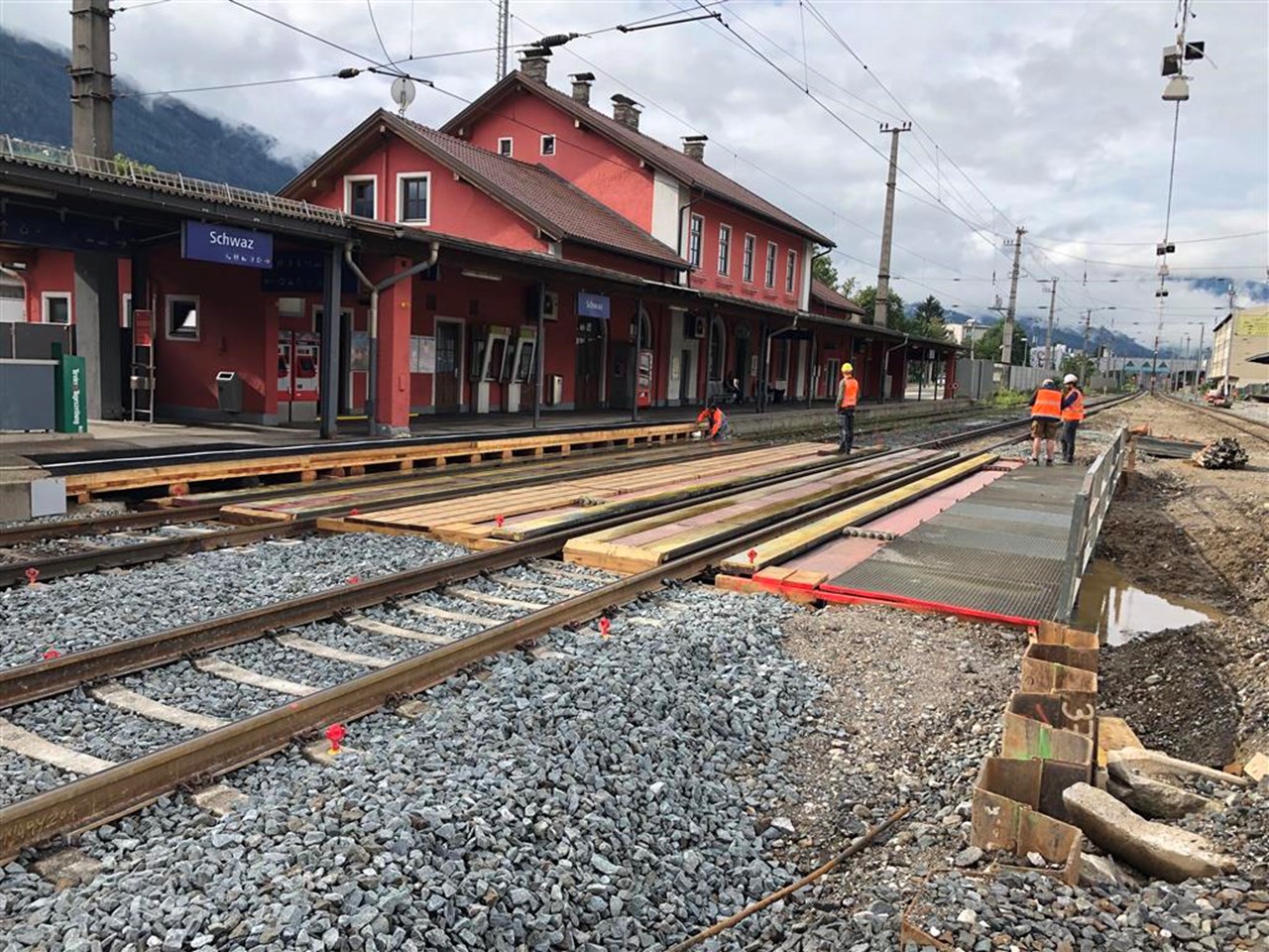 Bahnhofsumbau, Schwaz - Budownictwo kolejowe Bahnhofsumbau, Schwaz - Budownictwo kolejowe