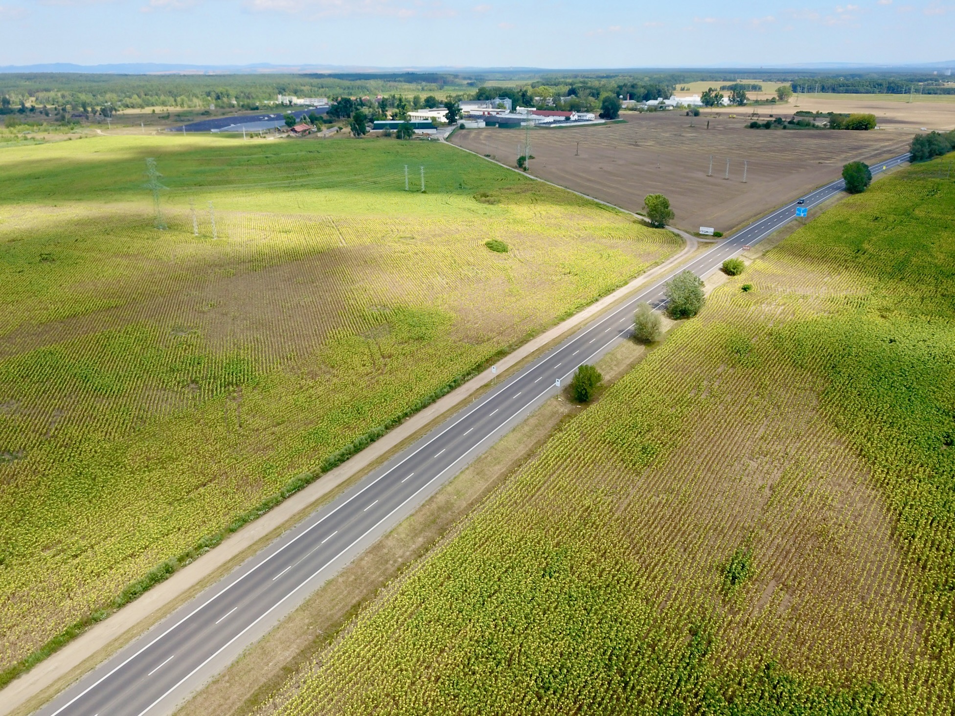 Silnice I/55 – oprava krytu vozovky na úseku Hodonín–Rohatec - Budowa dróg i mostów