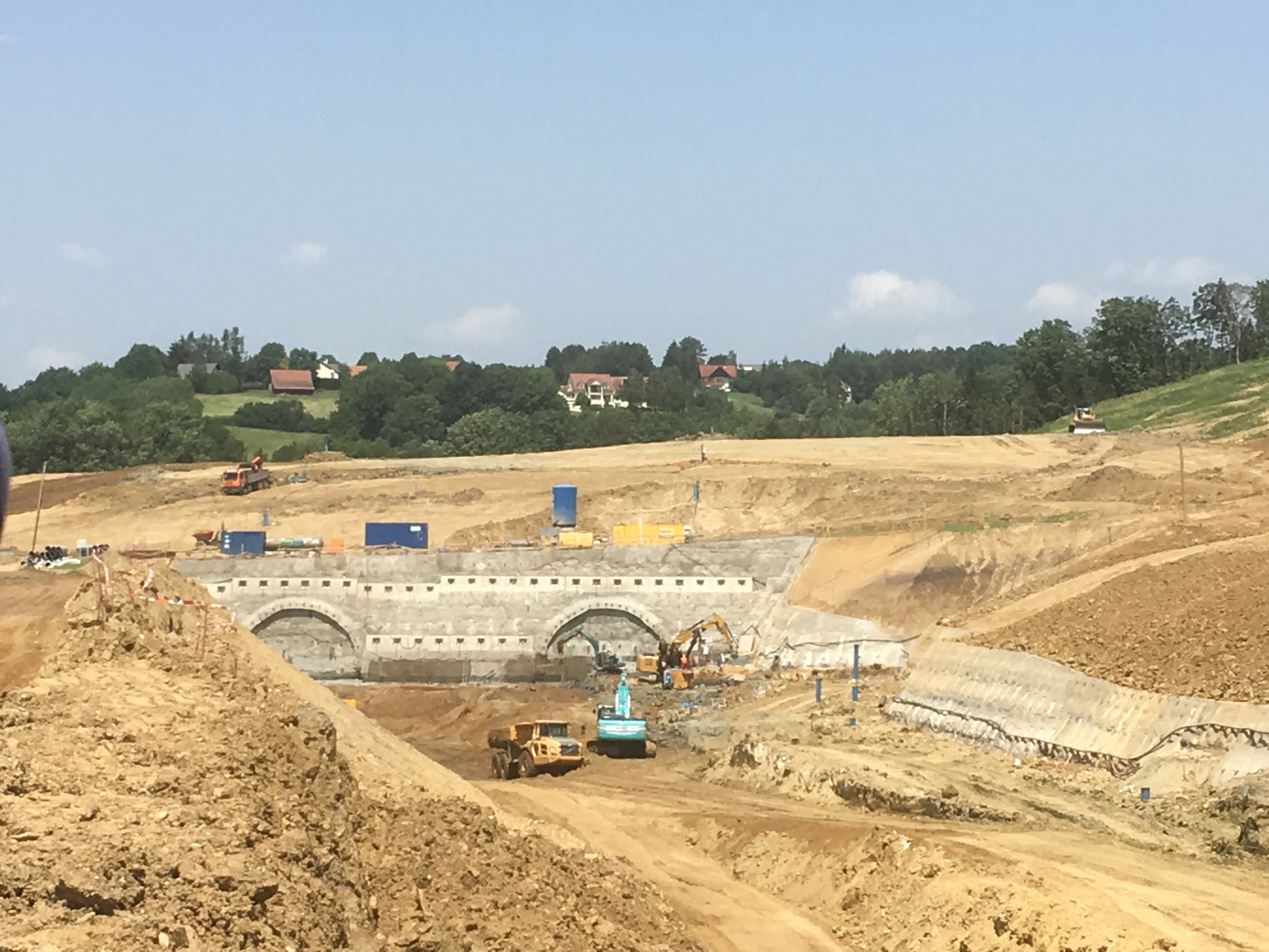 S7 Fürstenfelder Schnellstraße - Tunnel Rudersdorf - Budowa tuneli