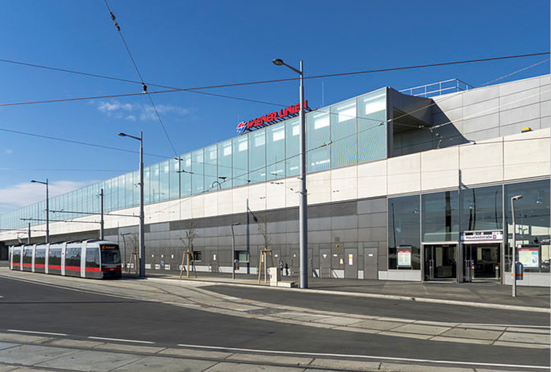 U-Bahnlinie 2, Baulos 14 - Station Hausfeldstraße - Budownictwo kolejowe