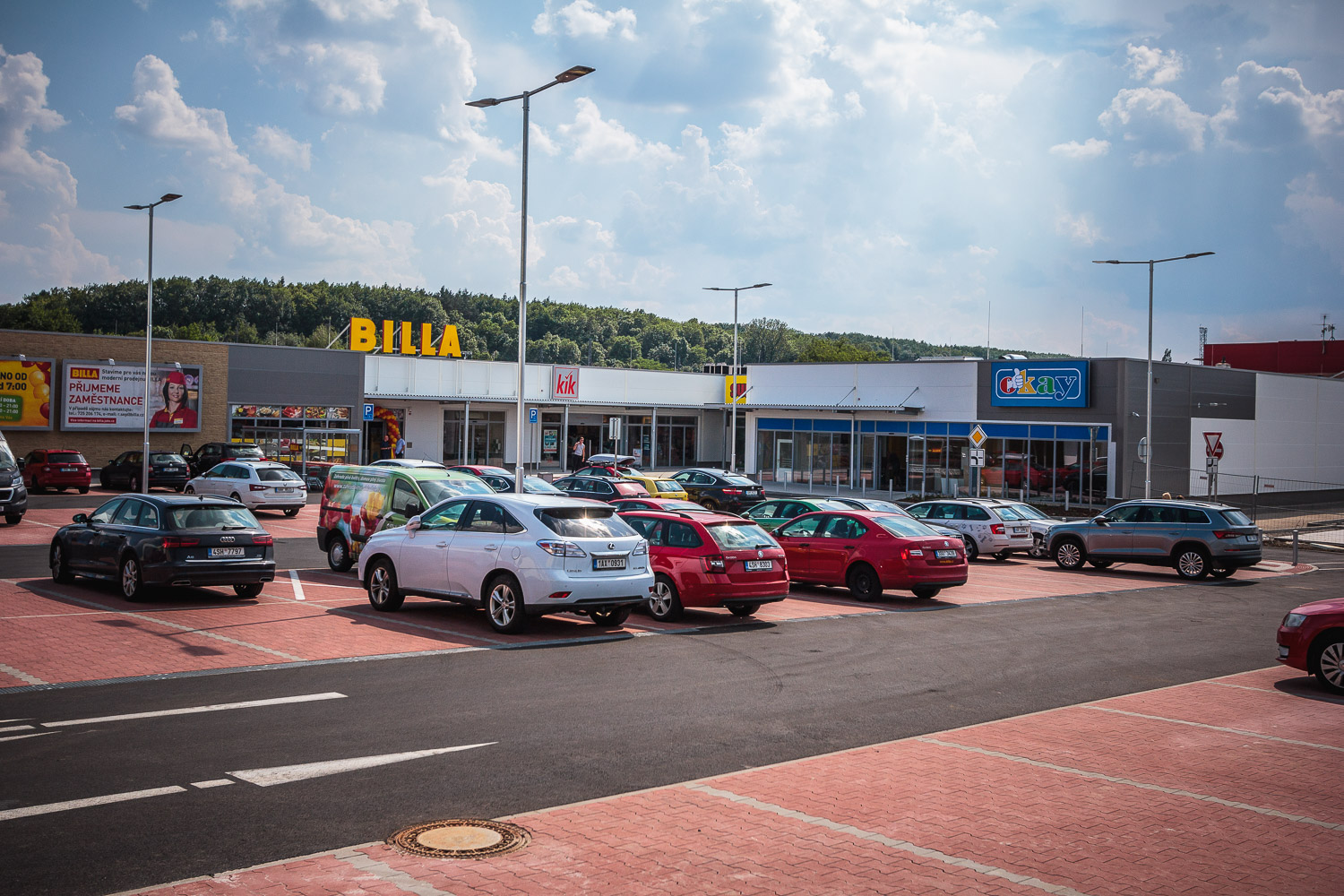 Praha 9 – Retail Park Poděbradská - Budownictwo lądowe naziemne