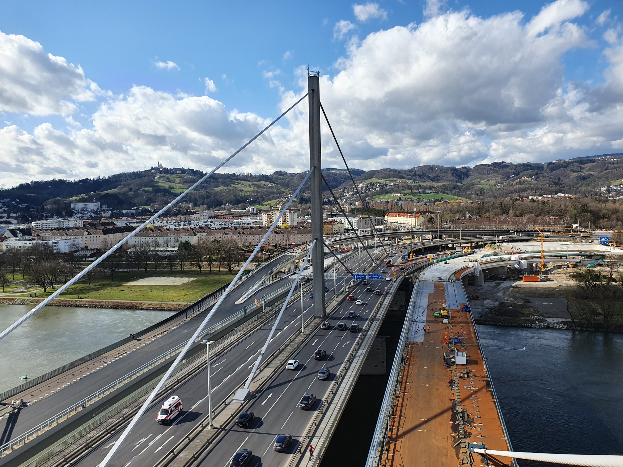 Linz A7 Bypassbrücken  - Budowa dróg i mostów