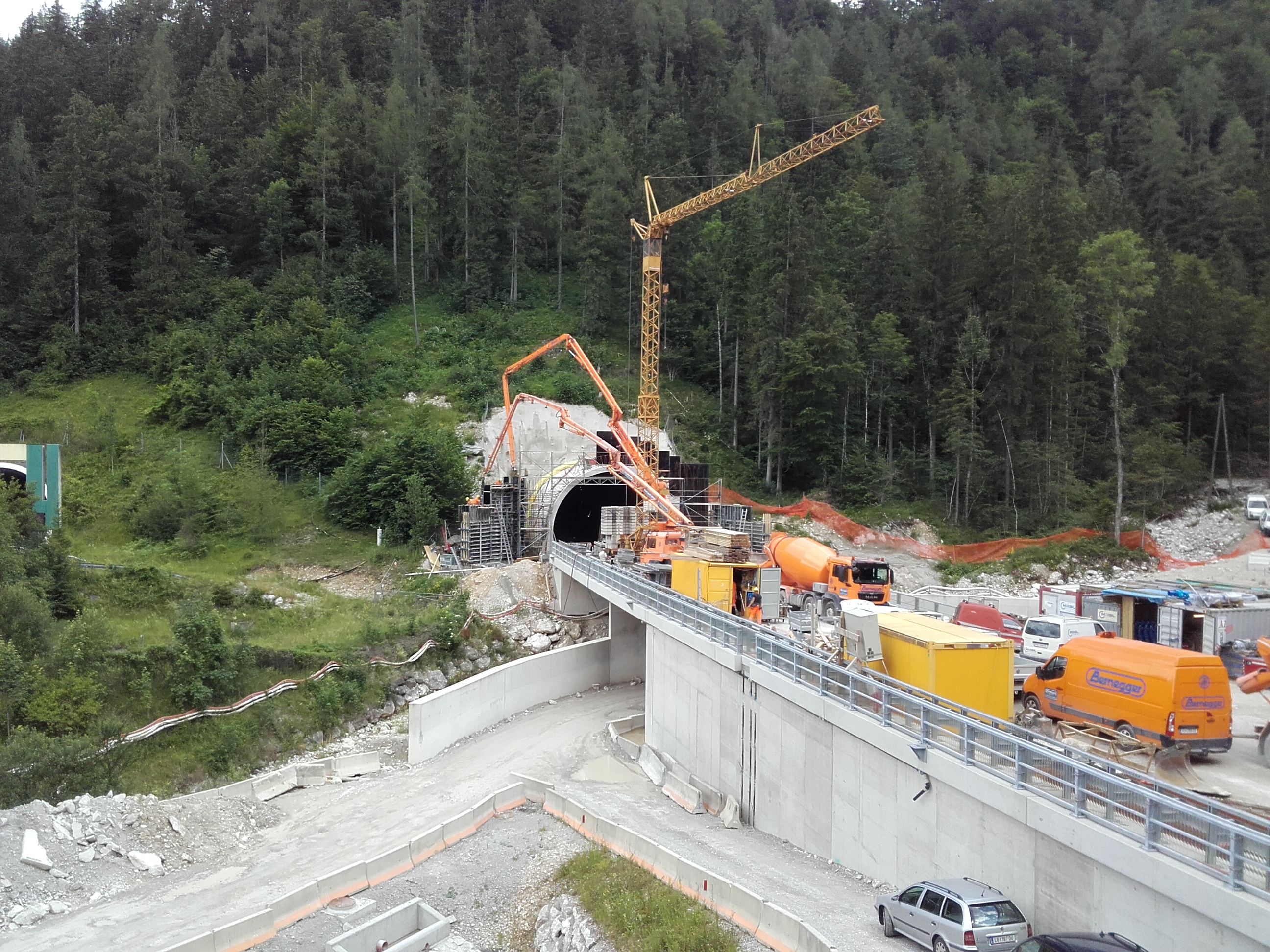 Tunnelkette Klaus - Budownictwo lądowe naziemne