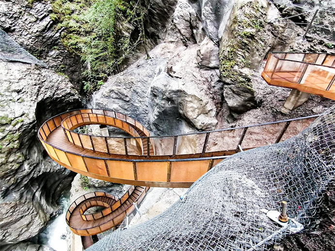 HELIX Liechtensteinklamm, St. Johann im Pongau - Budownictwo lądowe podziemne