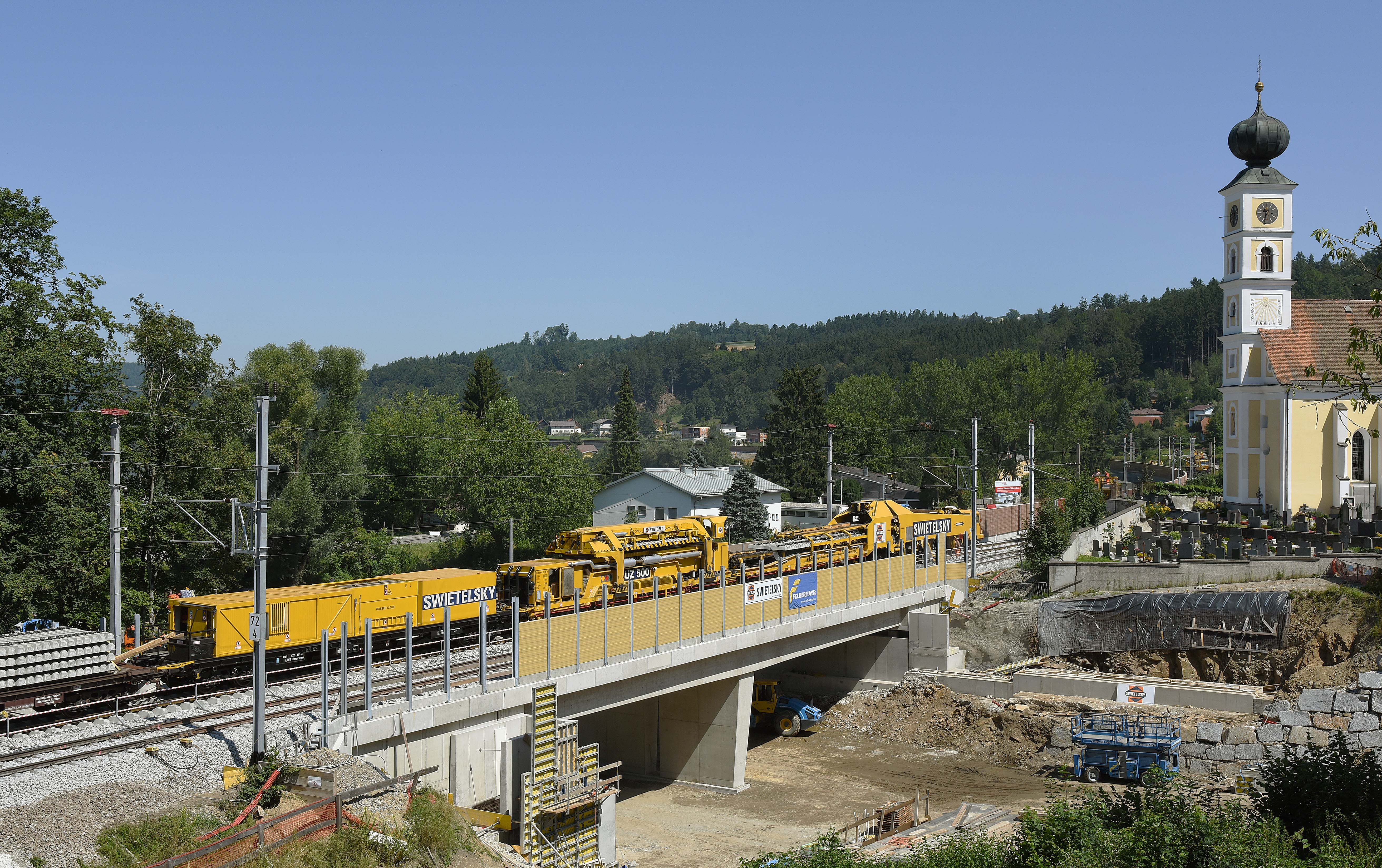 Umbau Bahnhof Wernstein - Budownictwo kolejowe