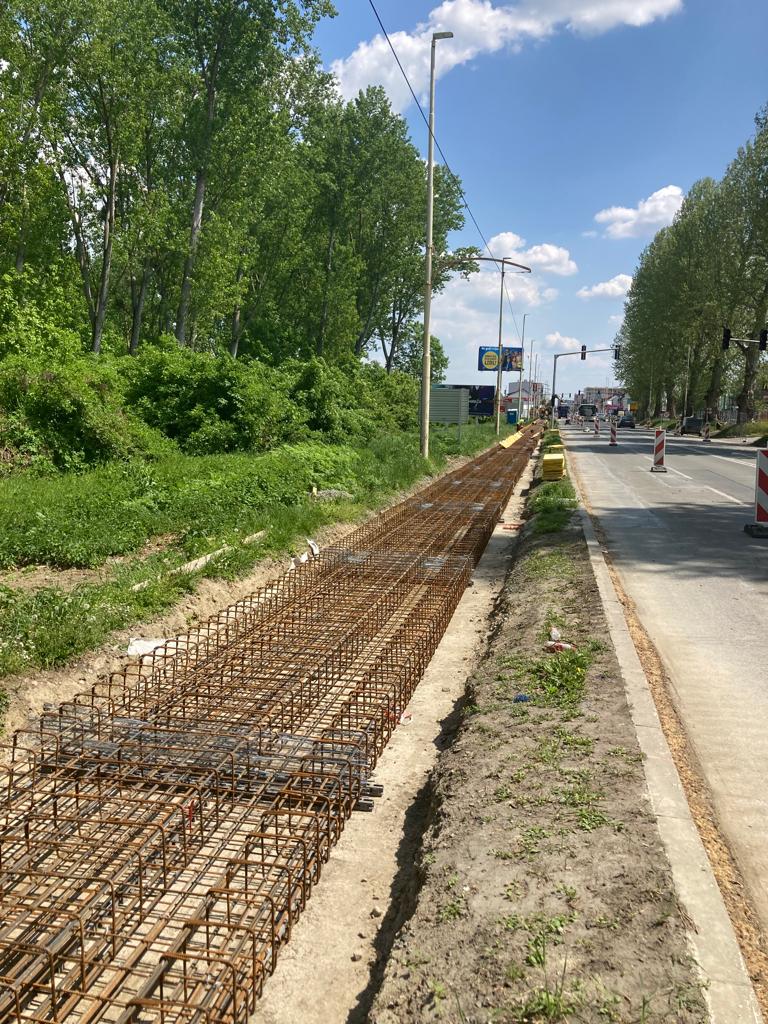 Građevinski radovi na modernizaciji tramvajske pruge i tramvajskih stajališta - Budownictwo lądowe podziemne