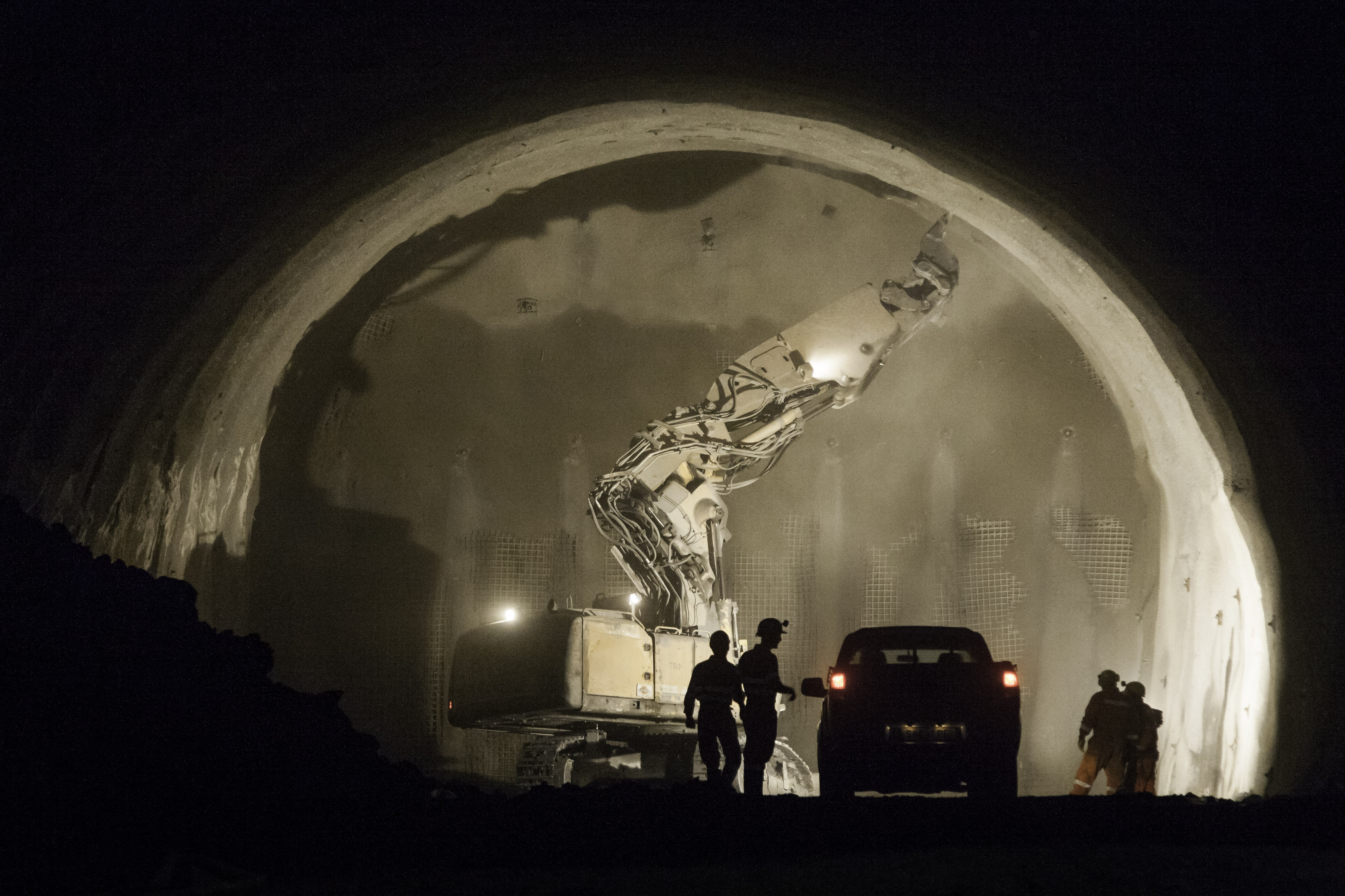 Brenner Basistunnel - Erkundungstunnel Wolf 2 - Budowa tuneli