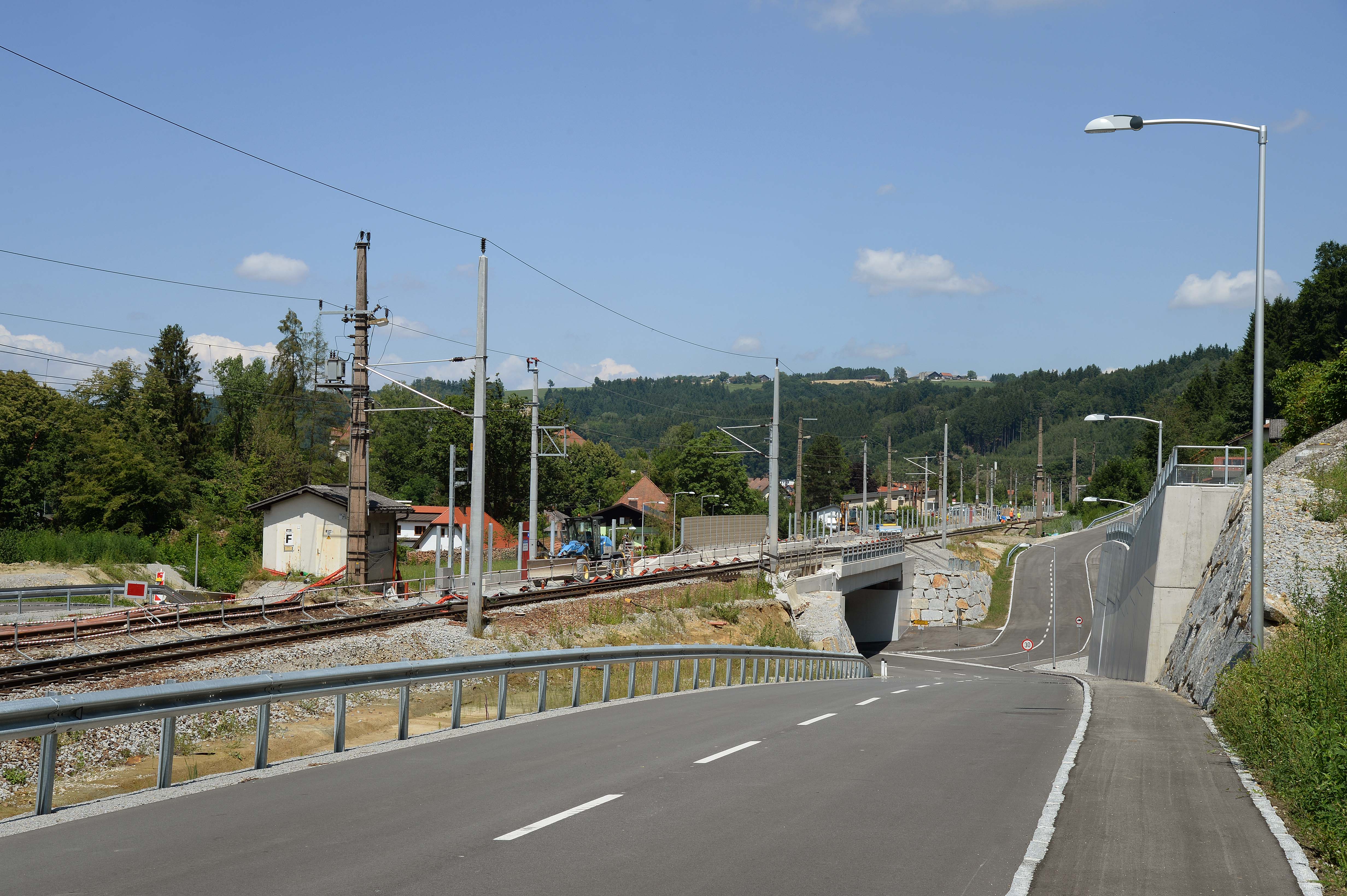 Umbau Bahnhof Wernstein - Budownictwo kolejowe