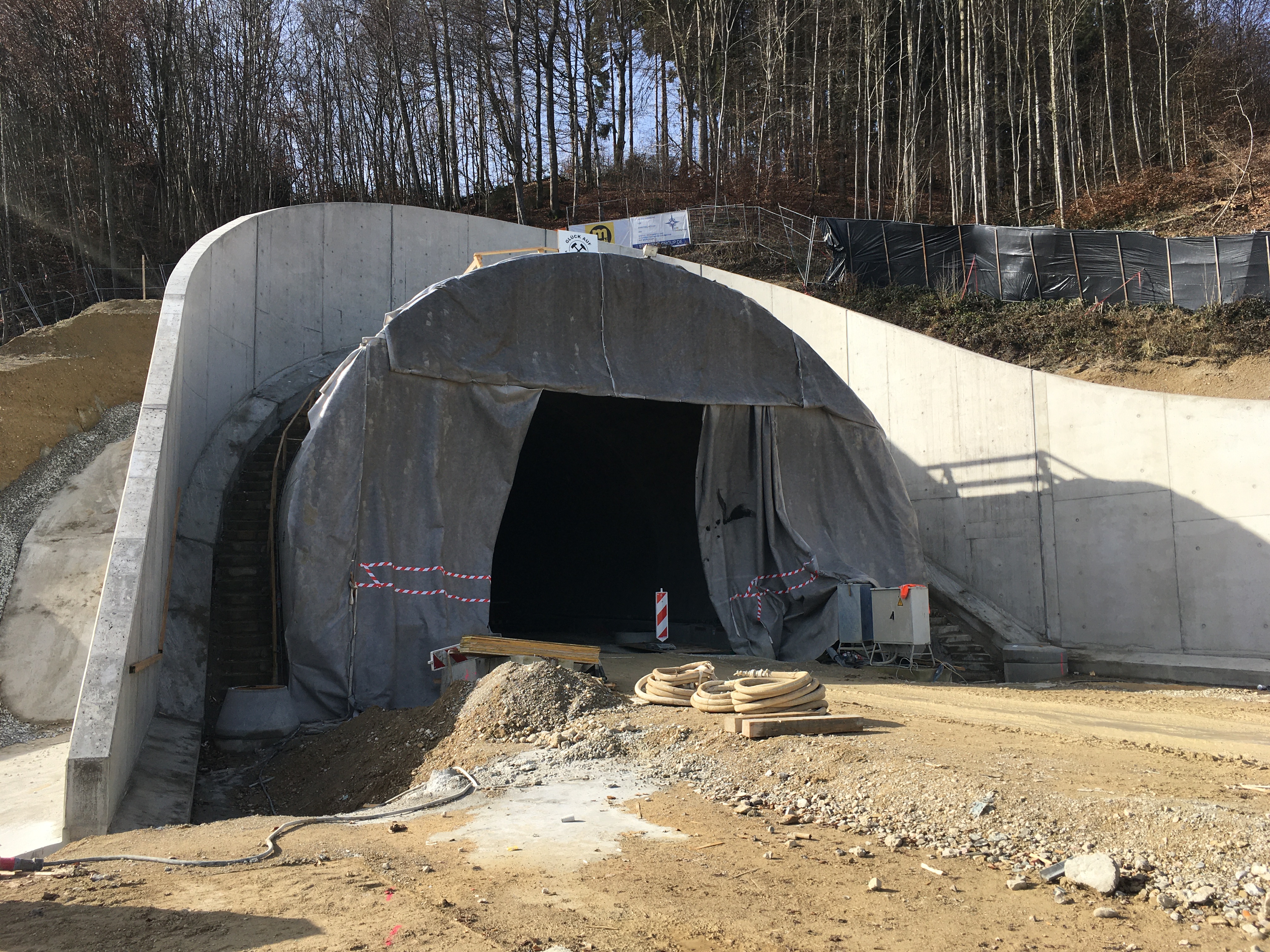 Aubergtunnel, Altenmarkt - Budownictwo lądowe naziemne