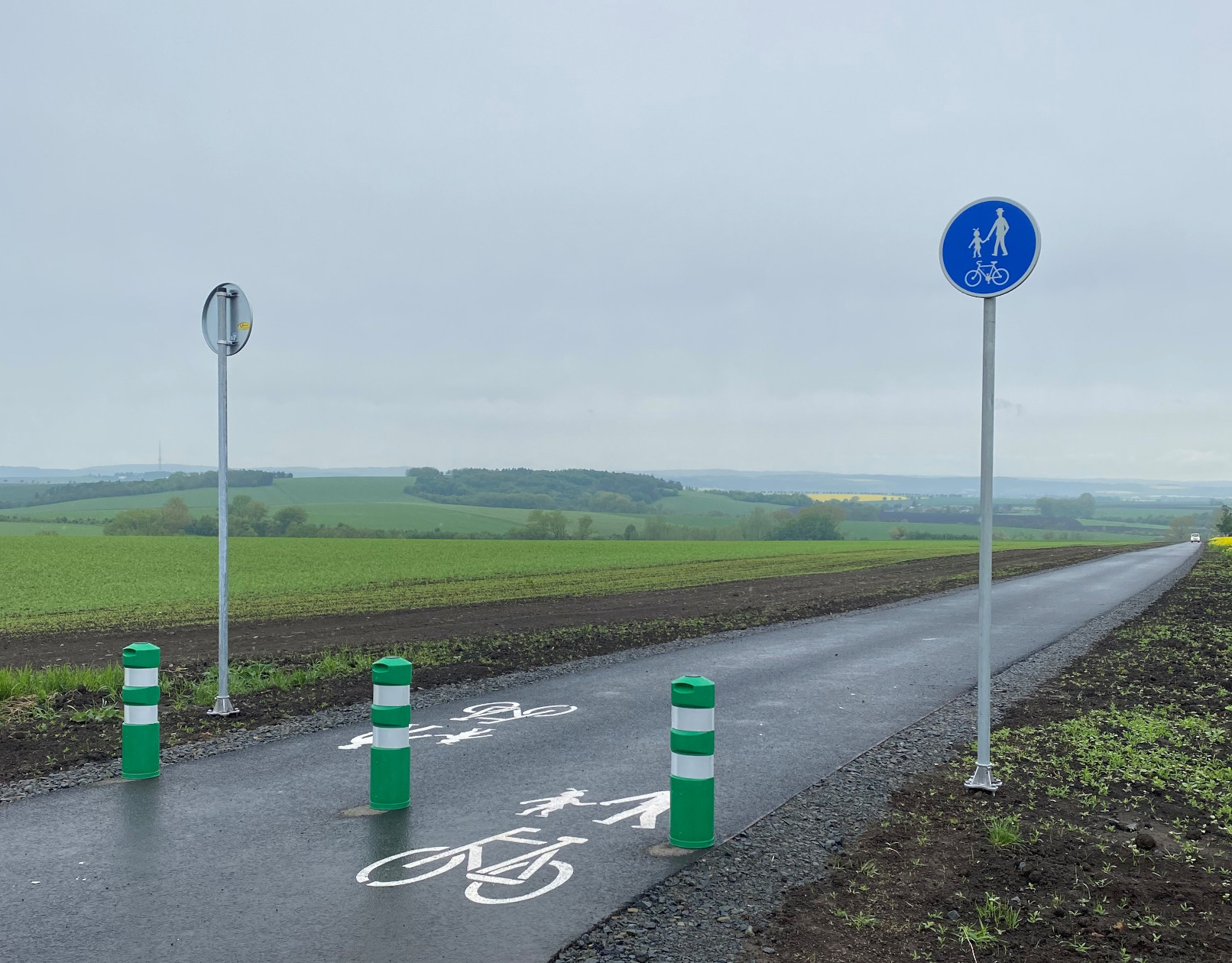 Klenovice na Hané – výstavba cyklostezky - Budowa dróg i mostów