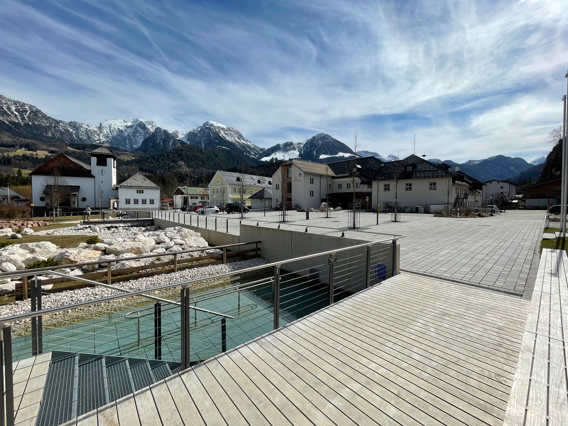 Außenanlagen Rathaus, Schönau am Königsee - Budownictwo lądowe podziemne