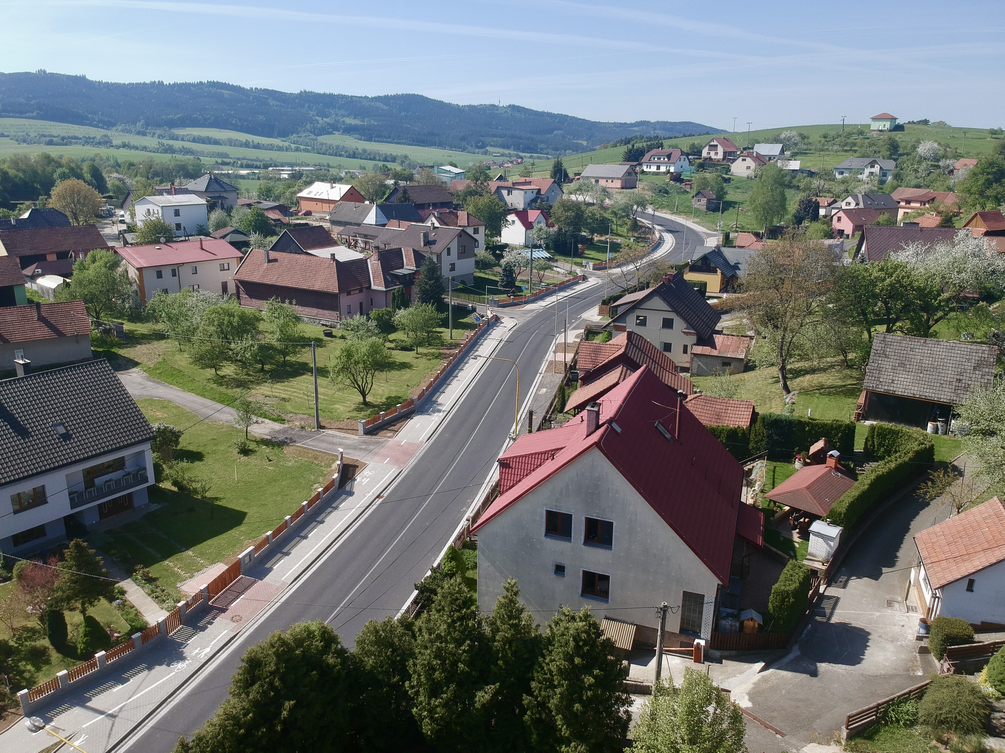Horní Lideč – revitalizace dopravního prostoru - Budowa dróg i mostów