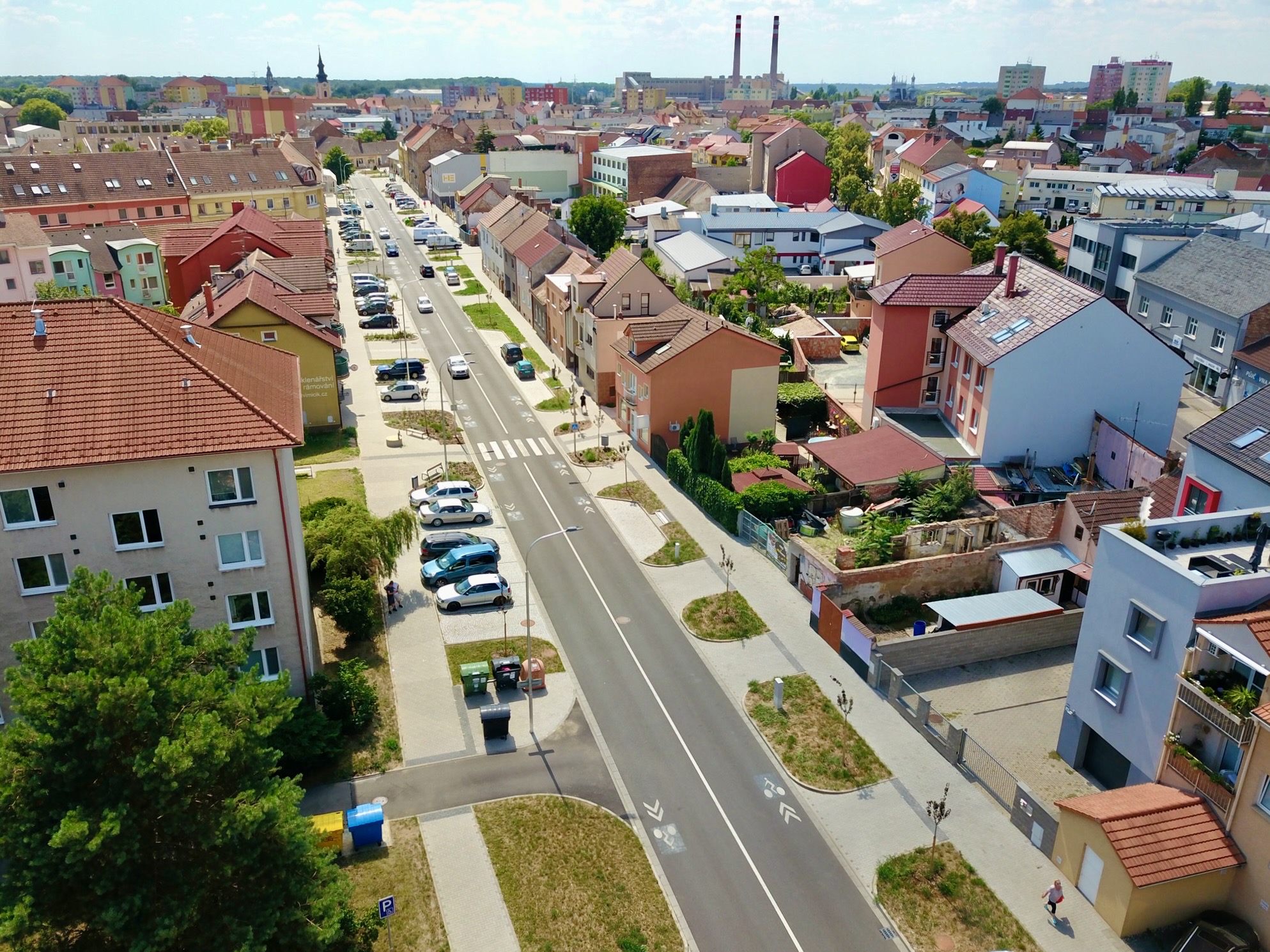 Hodonín – stavební úpravy ul. Měšťanská - Budowa dróg i mostów