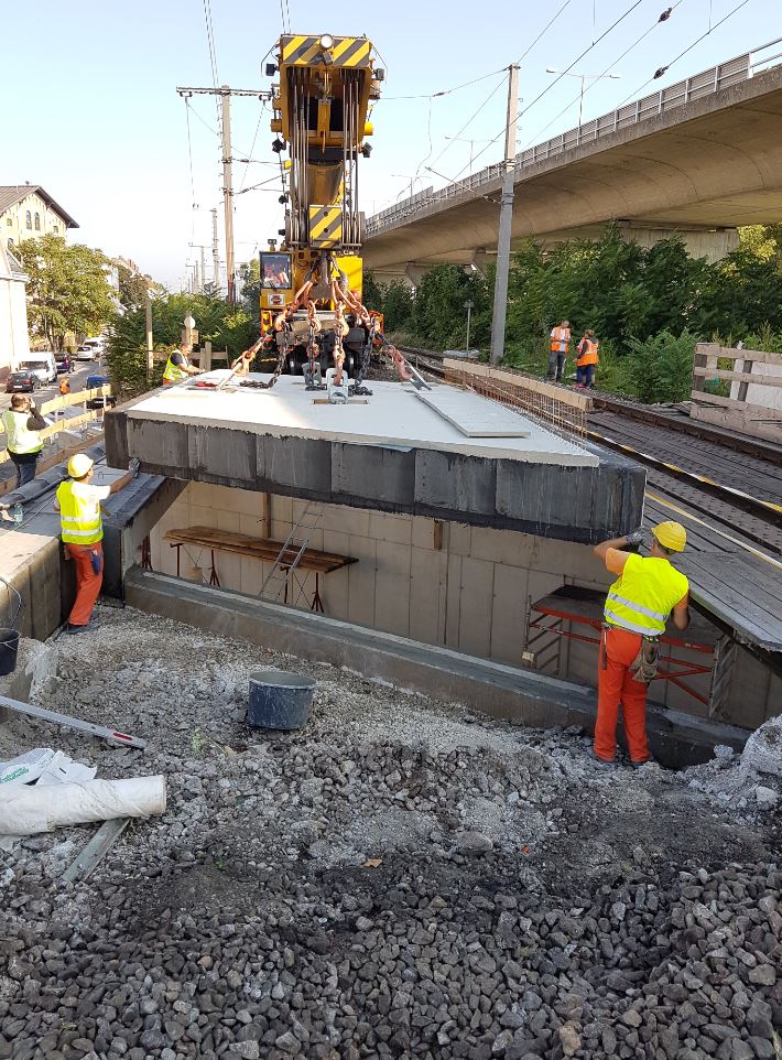 Durchlass Wien Nußdorf - Budowa dróg i mostów