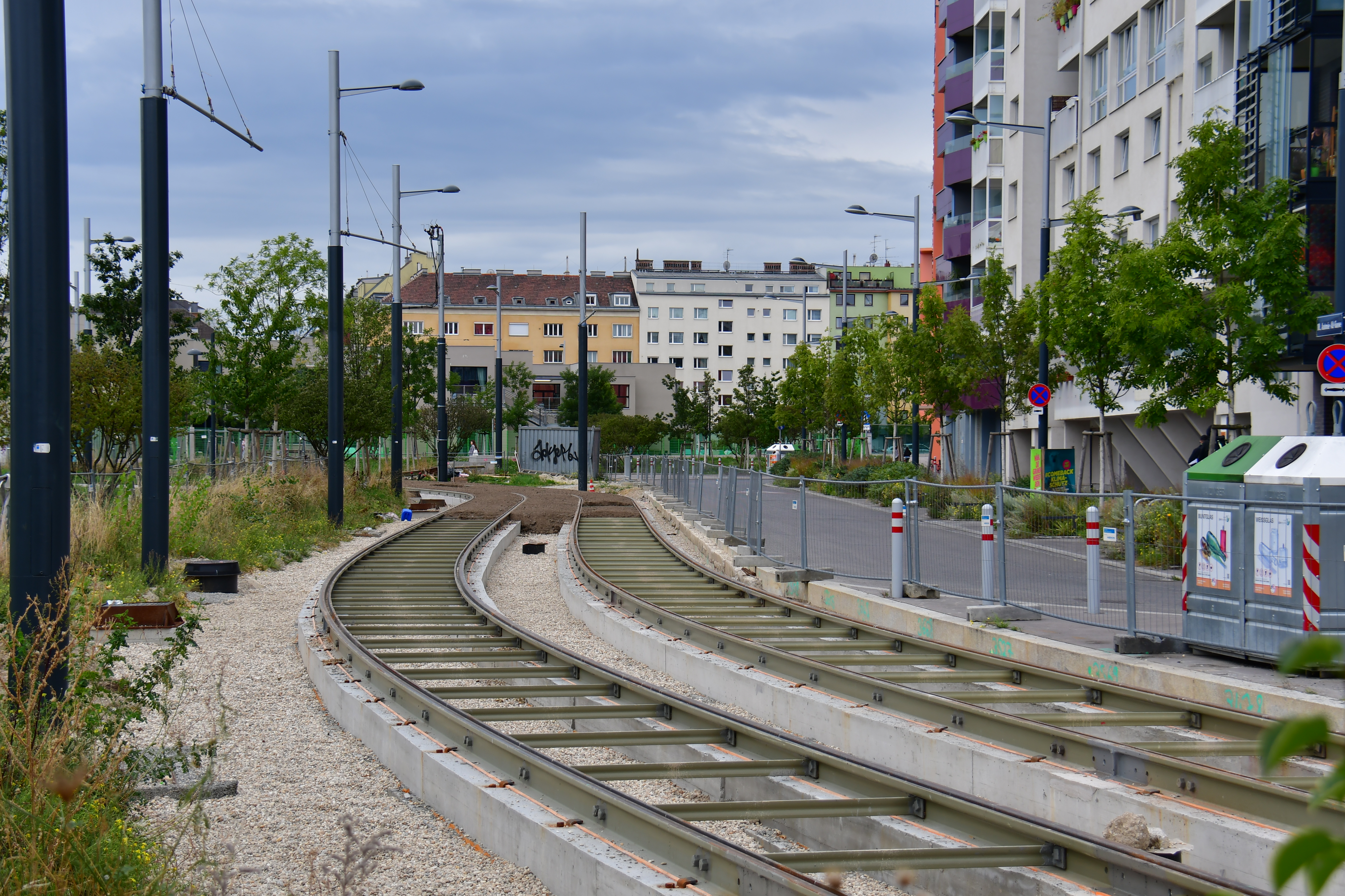 Verlängerung Linie D - Budownictwo kolejowe