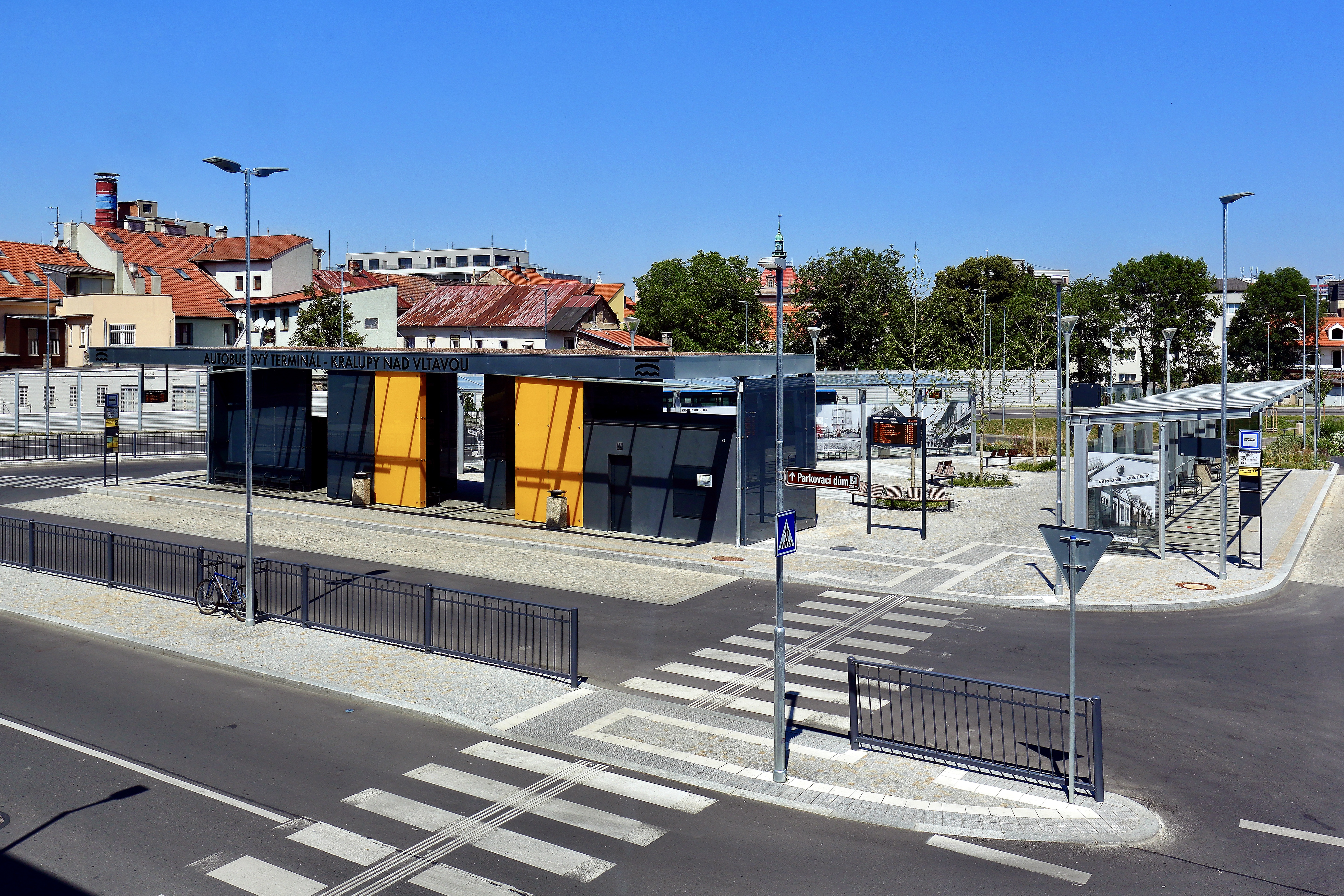 Kralupy nad Vltavou – terminál autobusového nádraží - Budowa dróg i mostów