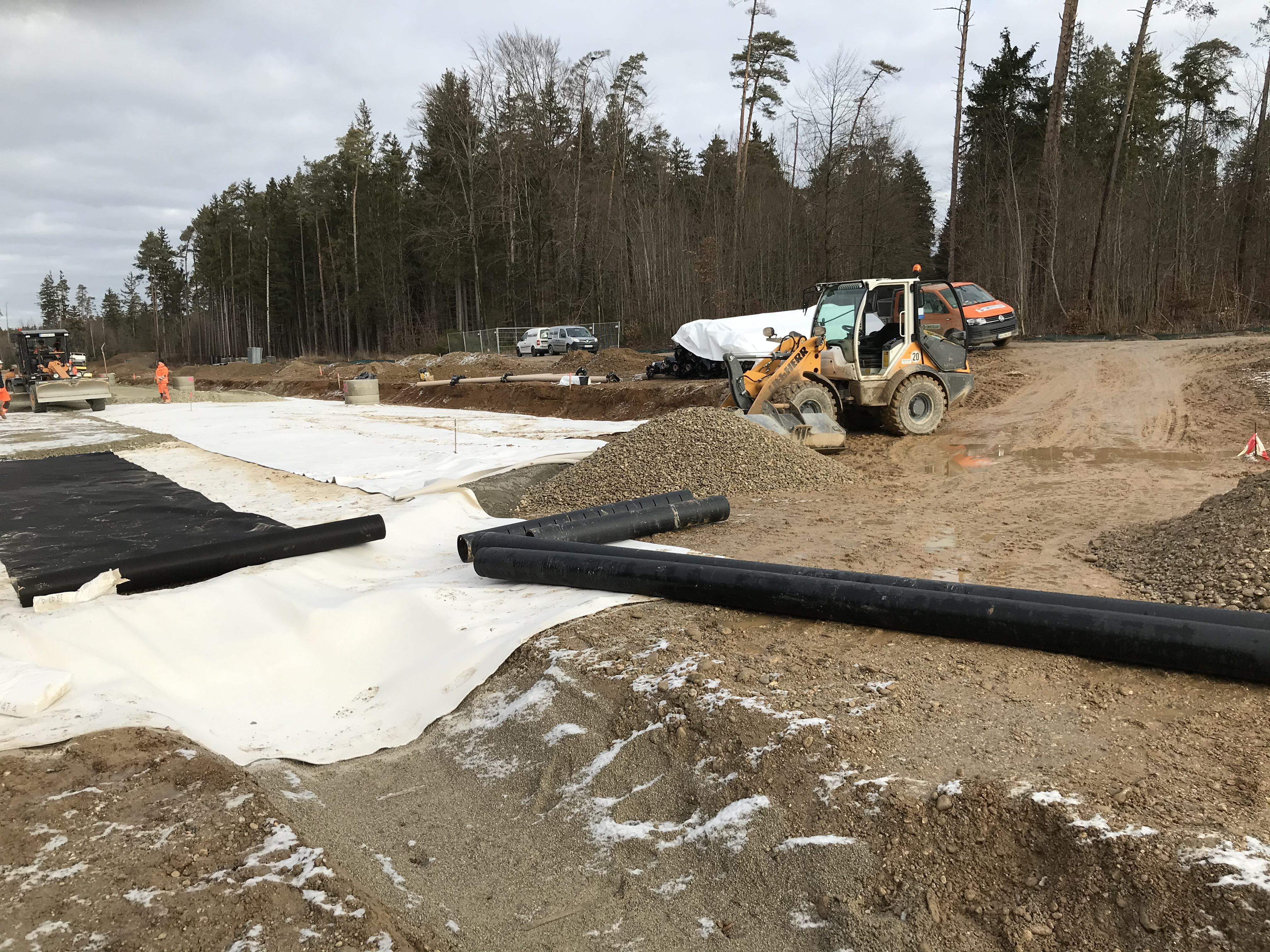 Erweiterung Zentraltorparkplatz - InfraServ Gendorf - Budownictwo lądowe podziemne