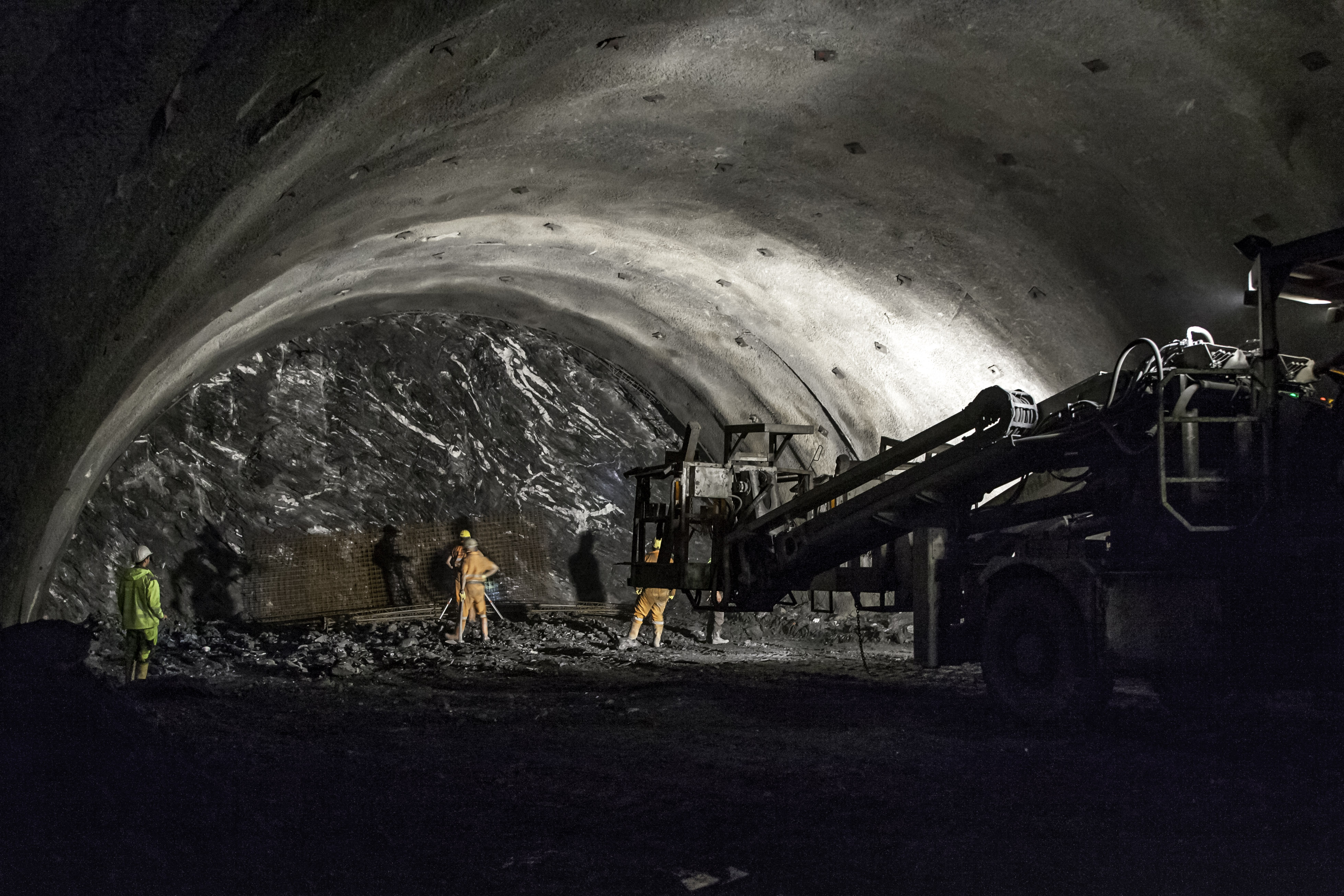 Brenner Basistunnel - Erkundungstunnel Wolf 2 - Budowa tuneli
