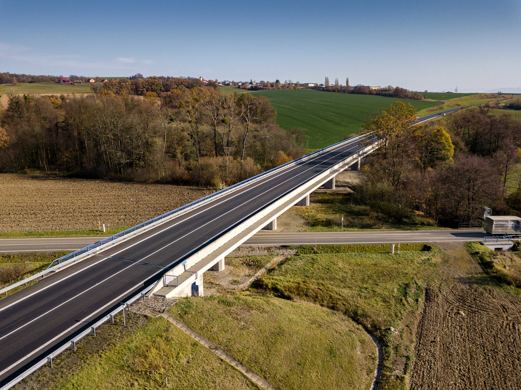 Silnice I/57 – rekonstrukce úseku Lukavec–Fulnek - Budowa dróg i mostów