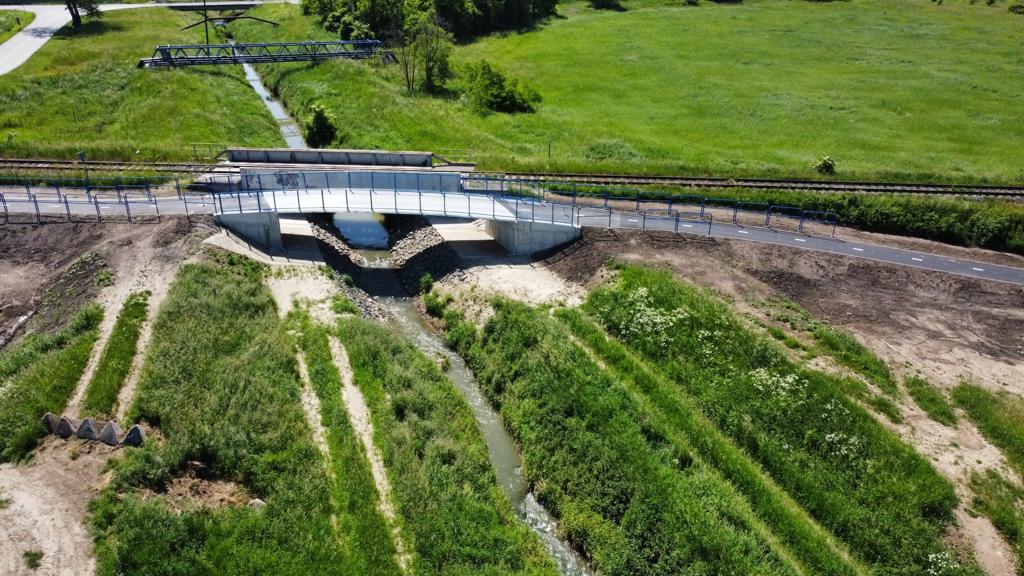 Cyklotrasa  Holíč - Skalica - Budowa dróg i mostów