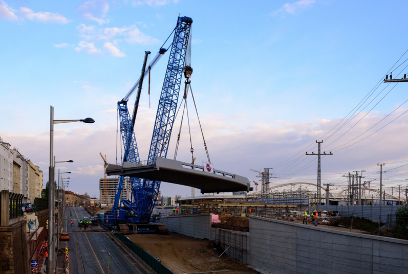 Brücke Wien Gudrunstraße - Budowa dróg i mostów