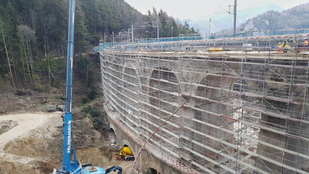 Brückenbau, Gamperl-Viadukt, Semmering - Budowa dróg i mostów