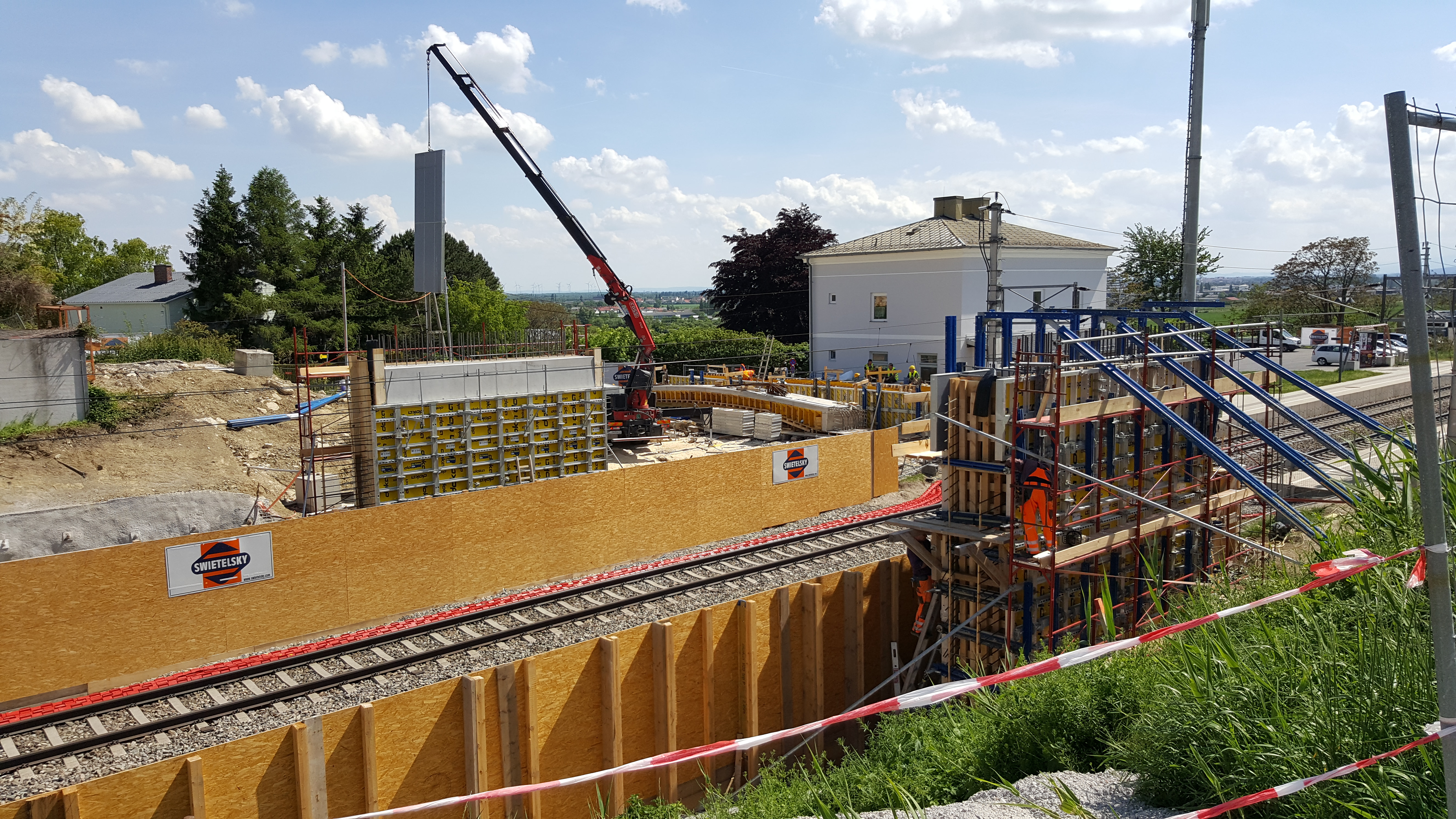 Überfahrtsbrücke Kottingbrunn - Budowa dróg i mostów